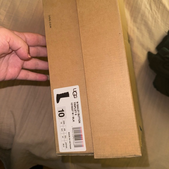 UGG® Bailey Suede Button Triplet II Tall Boots - Picture 10 of 11